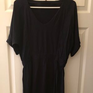 Jcrew short sleeve silk dress